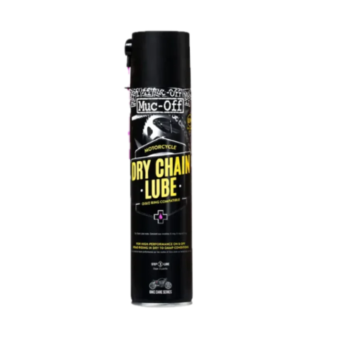 תרסיס שימון שרשרת מאק אוף בנפח 400 מ״ל – MUC-OFF MOTORCYCLE DRY CHAIN LUBE