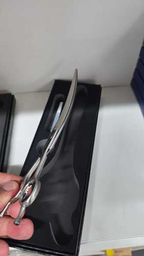 מספריים מעוקלות 5* פלדה יפנית 7.5'/8.5'