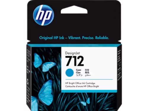ראש דיו כחול HP 712 Cyan - מקורי