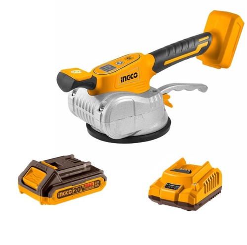 פטיש רצפים משולב ידית וואקום נטען 20V+ סוללה 2.0AH+ מטען 