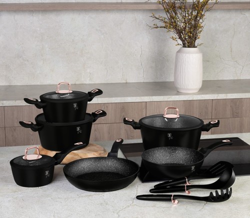 סט סירים ומחבתות Berlinger Haus Black Rose BH-8234