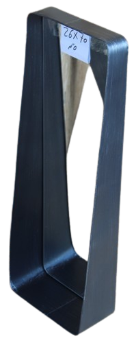 מראה מתכת מדף גדולה