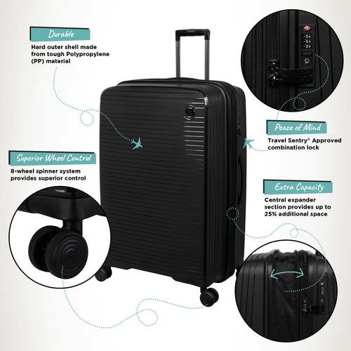 מזוודה קשיחה 26 אינץ SPONTANEOUS - ITLUGGAGE