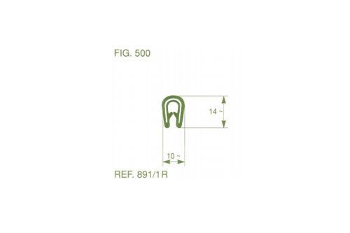 פרופיל קדר PVC סטנדרטי