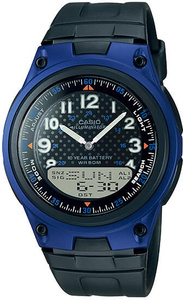 CASIO AW-80-2B תצוגה אנלוגי -דיגיטלי