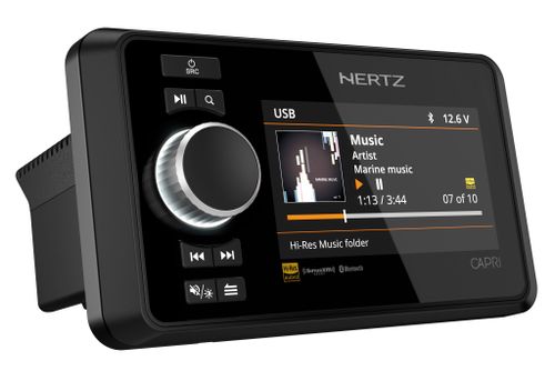 Hertz CAPRI H100 Marine Media Player עם חיבוריות מתקדמת