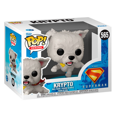 בובת פופ סרטים: סופרמן 2025 - קריפטו - Funko POP! Movies: Superman 2025 – Krypto #565