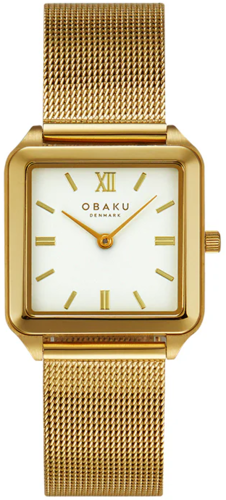 Obaku V309LXGWMG זכוכית ספיר לנשים להיט ענק מדנמרק