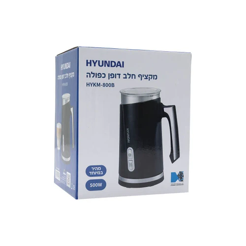 מקציף חלב 500W יונדאי שחור