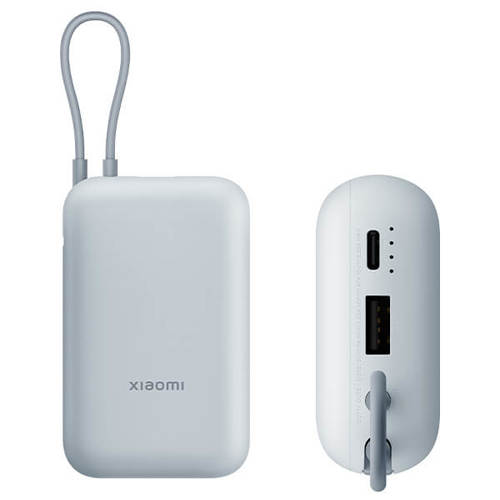 סוללת גיבוי 10000mAh ניידת דגם Power Bank 10000mAh בצבע כחול