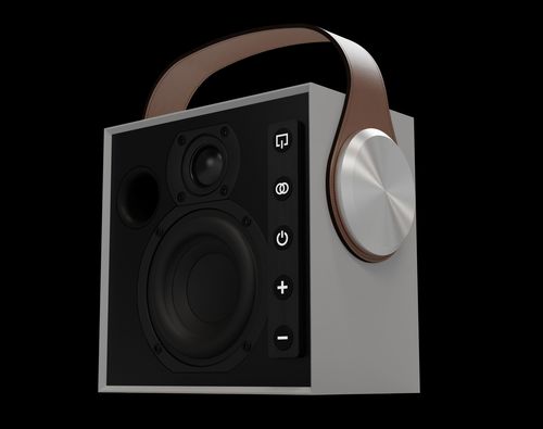רמקול אלחוטי נייד לבן MOREL Biggie 60W BT White