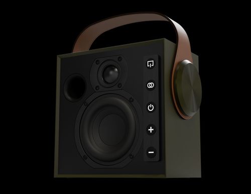 רמקול אלחוטי נייד צבע ירוק זית MOREL Biggie 60W BT Olive Green