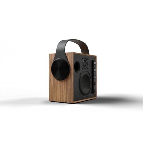 רמקול אלחוטי נייד צבע עץ MOREL Biggie 60W BT Oak Wood