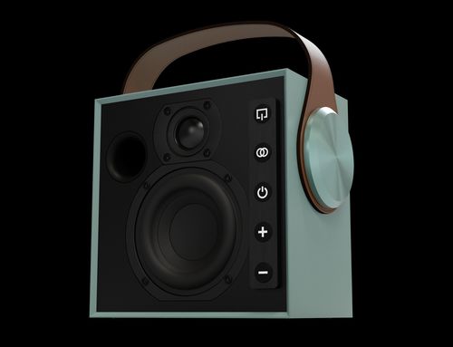 רמקול אלחוטי נייד תכלת MOREL Biggie 60W BT Aqua Frost