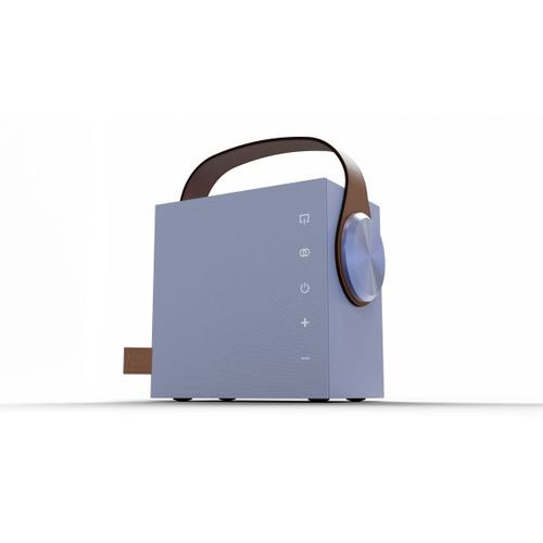 רמקול אלחוטי נייד סגלגל MOREL Biggie 60W BT Denim Sky
