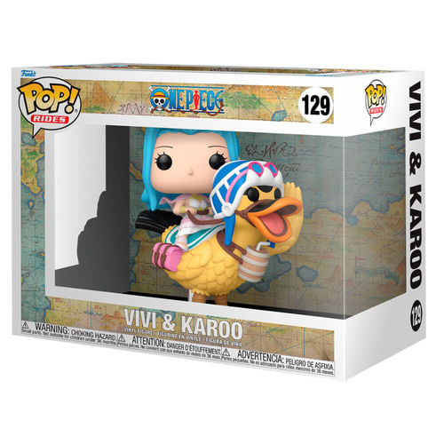 בובת פופ תחבורה: וואן פיס – ויוי & קארו – Funko POP! Rides Deluxe: One Piece – Vivi & Karoo #129  