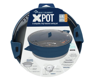 סיר מתקפל X-POT 4.0L כחול - Sea To Summit