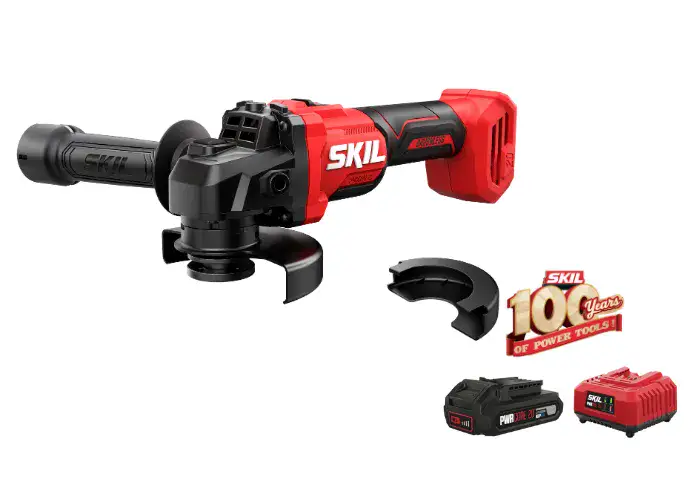 משחזת זווית נטענת 115 מ"מ ("4.5) 20V Brushless התנעה רכה !מתנה - סוללה 2.0Ah+מטען!