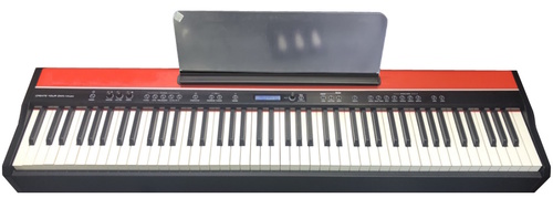 פסנתר חשמלי נייד 88 קלידים בצבע אדום MORTON EK-1 RED