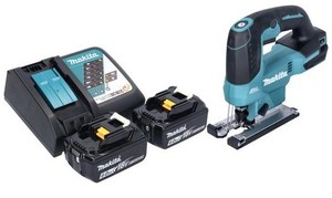 מסור אנכי מתח 18V מנוע BL כולל 2 סוללות 6.0 אמפר ומטען MAKITA DJV184 מקיטה