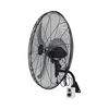 מאוורר קיר תעשייתי שחור ''24 EVEREST WALL DC 115W 