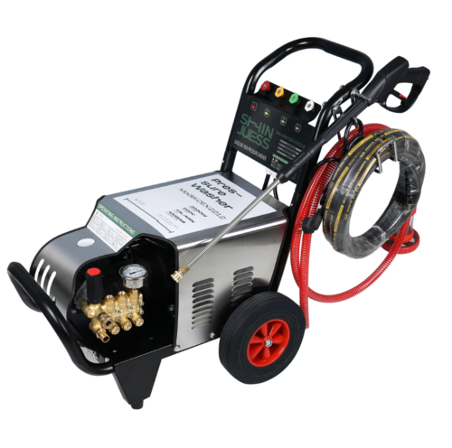 מכונת שטיפה מקצועית 4000 W חשמלית תלת פזי 180 באר 13 ל