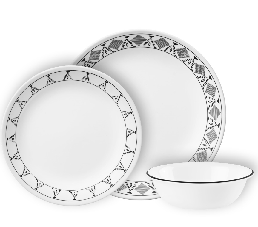 סט 18 חלקים עגול קורנינג  Corning CORELLE® - Cusco