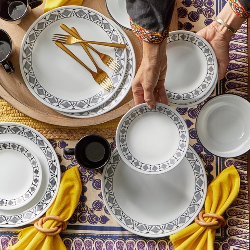סט 18 חלקים עגול קורנינג  Corning CORELLE® - Cusco