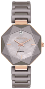 Anne Klein AK/5064RGTP קרמיקה שיבוץ יהלום לנשים