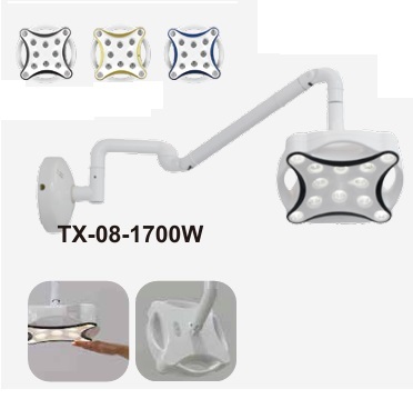 מנורת ניתוחים מודרנית לד LED קומפקטית וקלה תלייה קיר