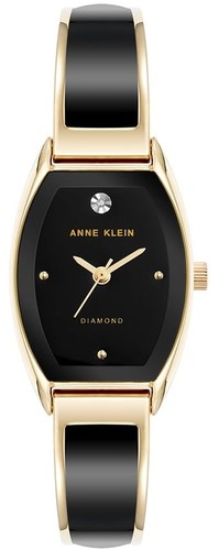Anne Klein AK/5238BKGB נשים עם שיבוץ יהלומים