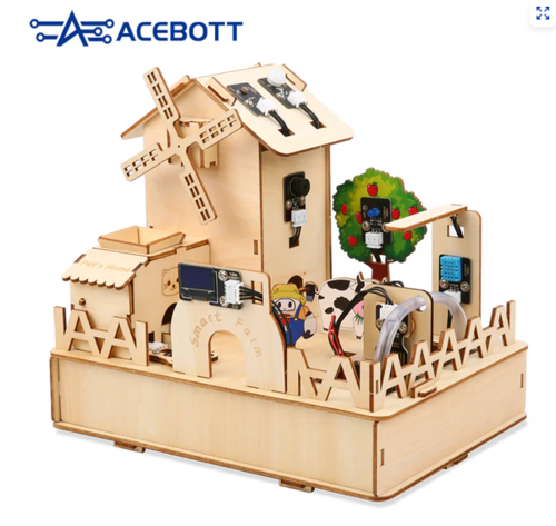 קיט חווה חקלאית ותחנת רוח, IOT, של Acebott מבוסס ESP32