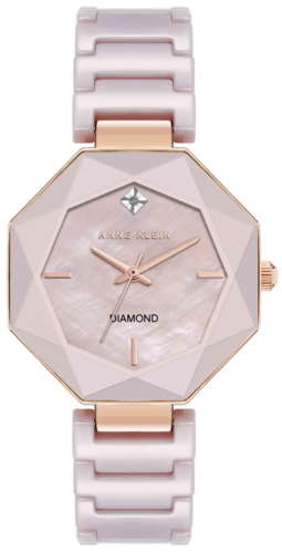 Anne Klein AK/5064RGMV קרמיקה שיבוץ יהלום לנשים
