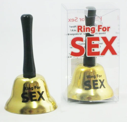 פעמון הזמנה לסקס Ring For Sex זהב