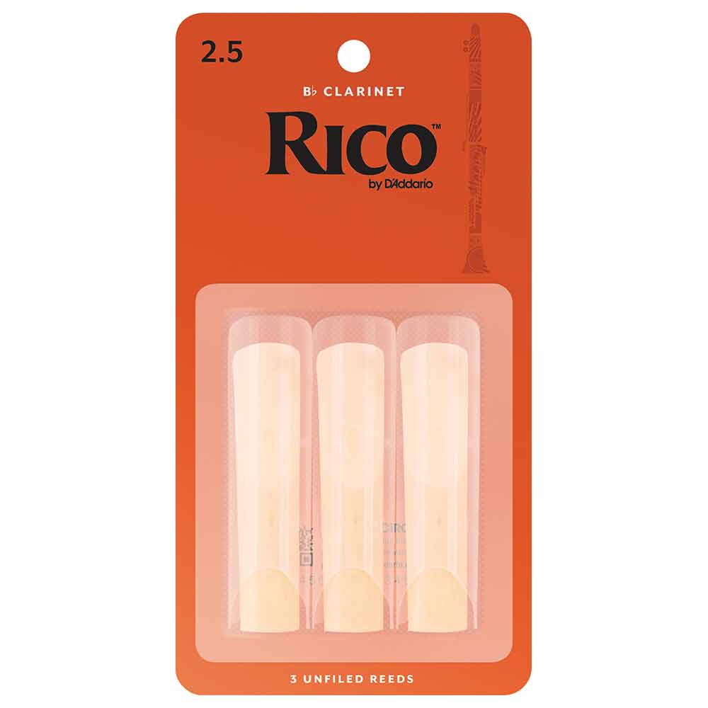 Rico Bb Clarinet Reeds unfiled 2.5