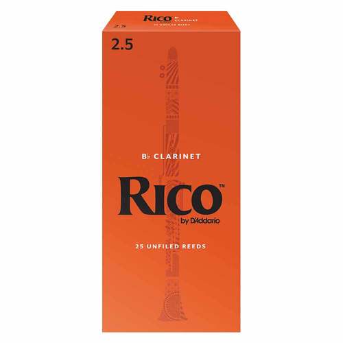 Rico RCA2525 Bb Clarinet Reed unfiled