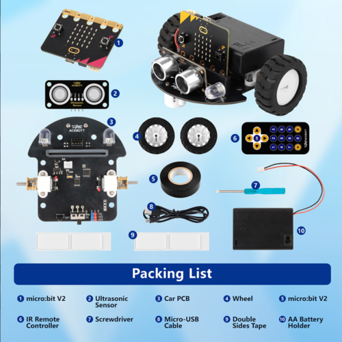 קיט רובוט חכם ACEBOTT תואם BBC Micro Bit