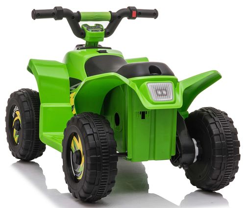 טרקטורון ממונע 6V רחב ויציב לילדים נסיעה קדימה/אחורה וצלילים - ירוק