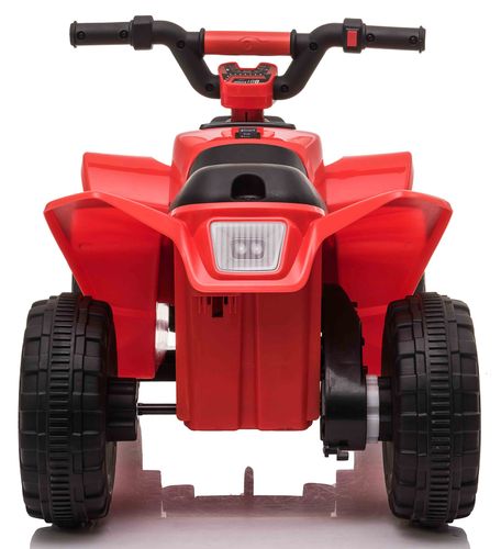 טרקטורון ממונע 6V רחב ויציב לילדים נסיעה קדימה/אחורה וצלילים - אדום