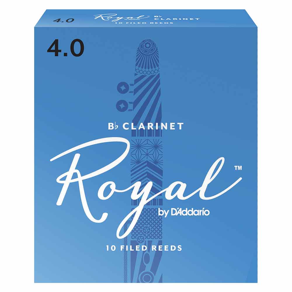 Rico Royal Bb Clarinet Reeds 4.0 - 10 pack