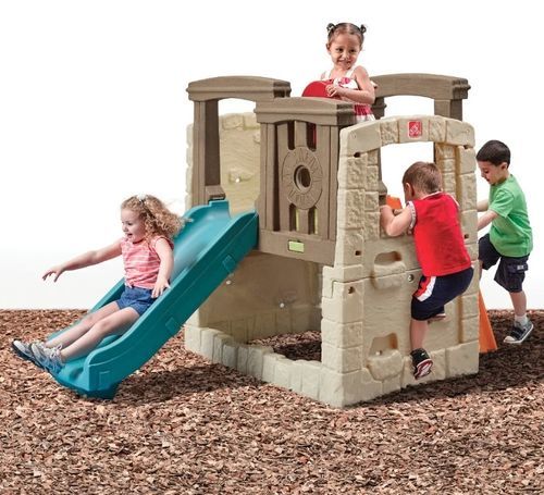 מתקן פעילות לחצר Woodland Climber עם מגלשה 8158 STEP2