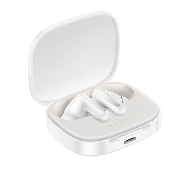אוזניות TWS שיאומי דגם Redmi Buds 6 בצבע לבן