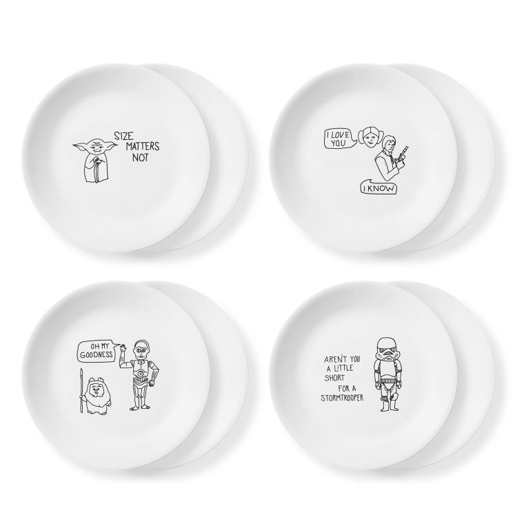 סט 8 חלקים עגול קורנינג  Corning CORELLE® - Star Wars