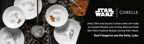 סט 8 חלקים עגול קורנינג  Corning CORELLE® - Star Wars