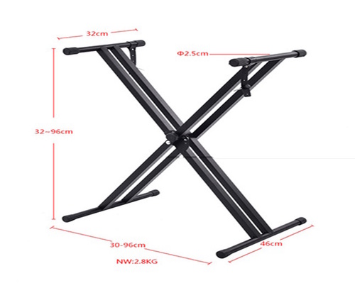סטנד לקלידים קרוקודיל רגליים כפולות MORTON Double-X stand