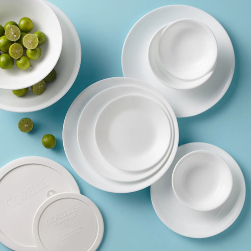 סט 18 חלקים קורנינג  Corning CORELLE® - Winter Frost White