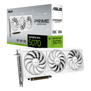 כרטיס מסך ASUS TUF Gaming GeForce RTX 5070 Ti 16GB GDDR7 White OC Edition