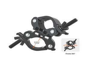קלאמרה כפולה לצינורות 40-50 ס"מ E-Image Double Swivel