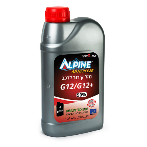נוזל קירור אדום 1 G12+ 50% ליטר טמפ.קיפאון 35-