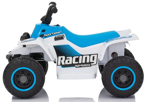 טרקטורון ממונע לילדים Racing 6V רחב ויציב לילדים נסיעה קדימה/אחורה ואורות - כחול